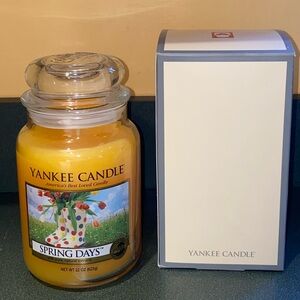 Yankee Candle SPRING DAYS Large Jar 22 Oz New